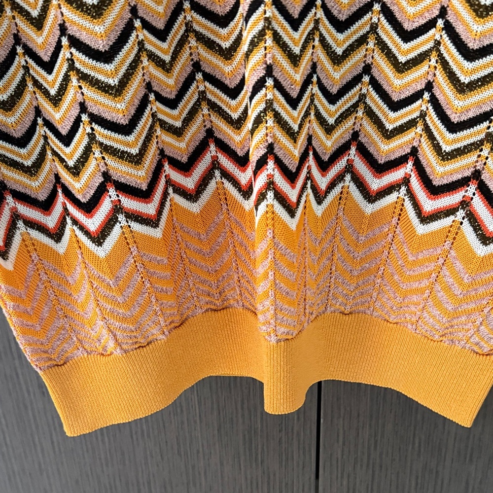 Maje Multicolor Chevron Crewneck Sweater - Picture 12 of 17